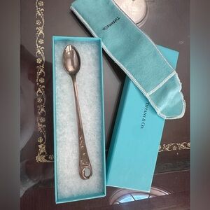 Tiffany & Co Sterling "Man in the Moon" Baby Feeding Spoon
